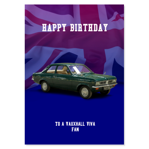 Vauxhall Viva Birthday Card