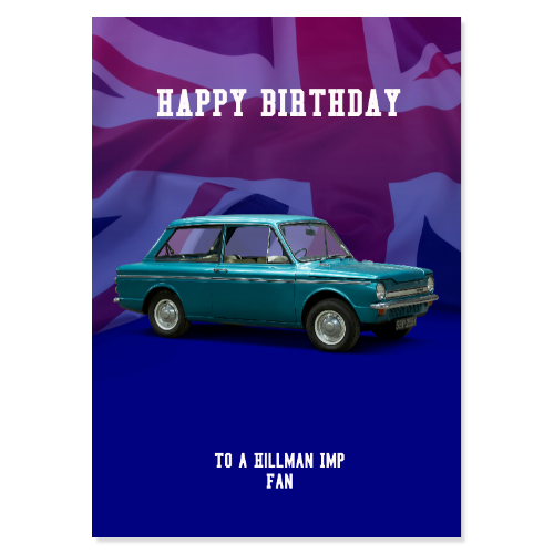 Hillman Imp Birthday Card