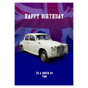 Rover P4 Birthday Card