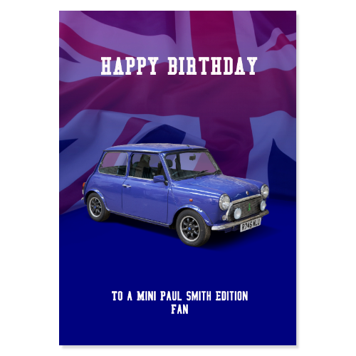 Mini Paul Smith Edition Birthday Card