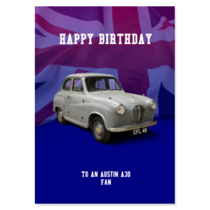 Austin A30 Birthday Card