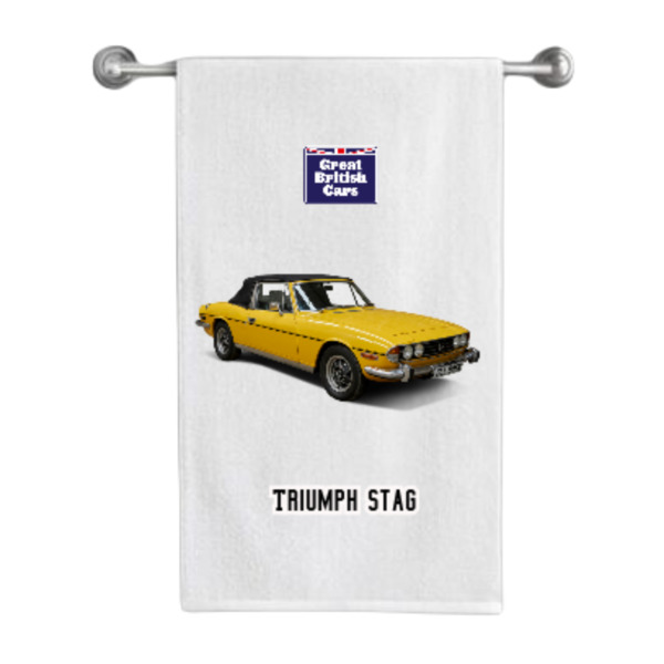 Triumph Stag Cotton Tea Towel