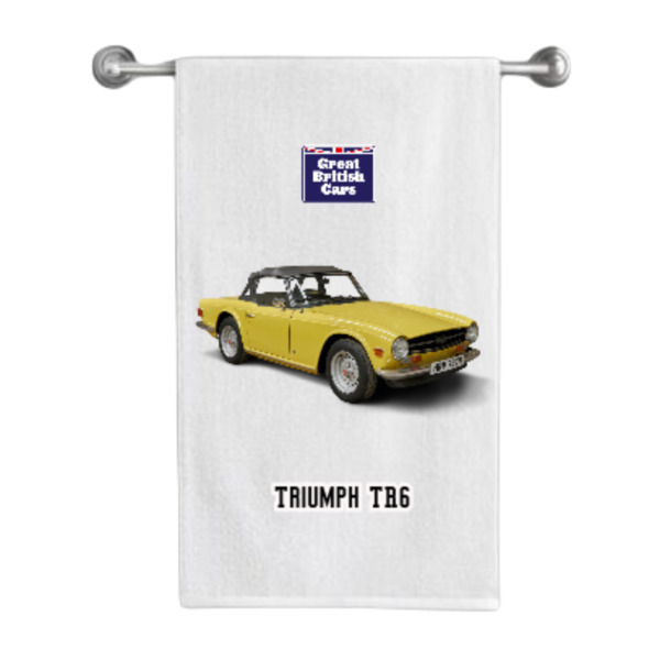 Triumph TR6 Cotton Tea Towel