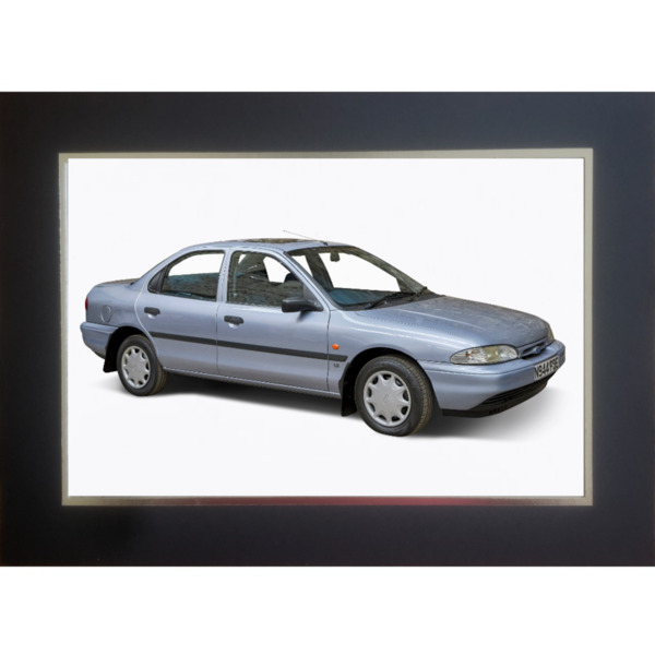Ford Mondeo Sublimation Photo Print 12"x8" in Black Card Folder