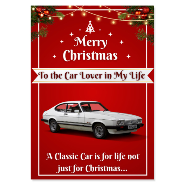 Ford Capri Christmas Card