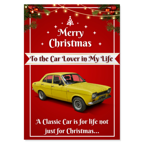 Ford Escort MK1 Christmas Card
