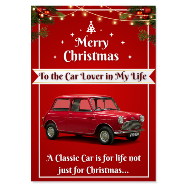 Mini MK1 Christmas Card
