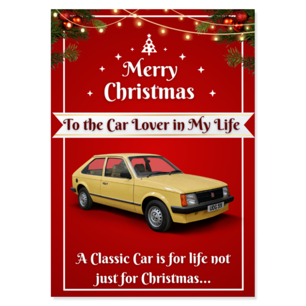 Vauxhall Astra MK1 Christmas Card