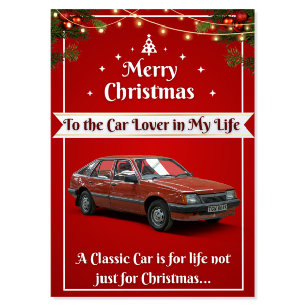 Vauxhall Cavalier Christmas Card