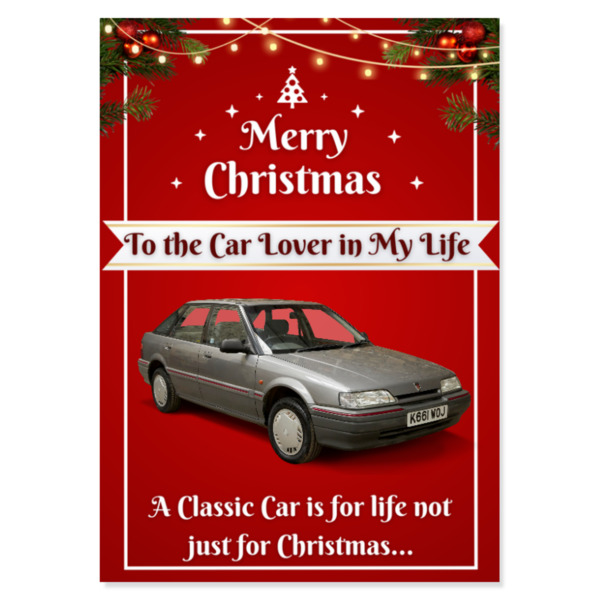 Rover 216 Christmas Card