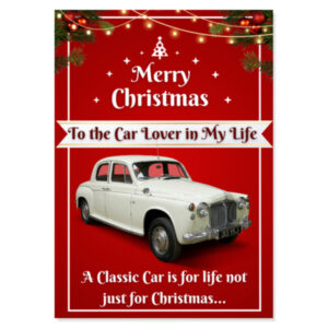 Rover P4 Christmas Card