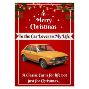 Austin Allegro Christmas Card