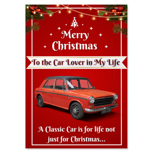 Austin 1300GT Christmas Card