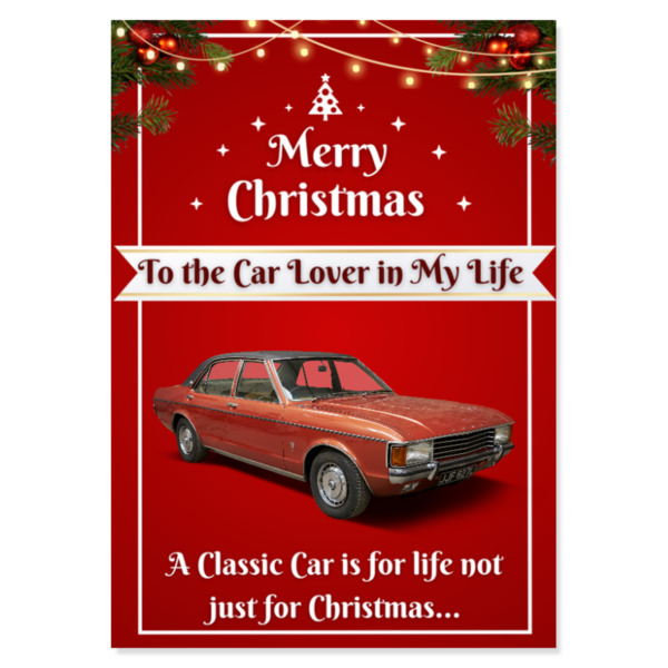 Ford Granada MK1 Christmas Card