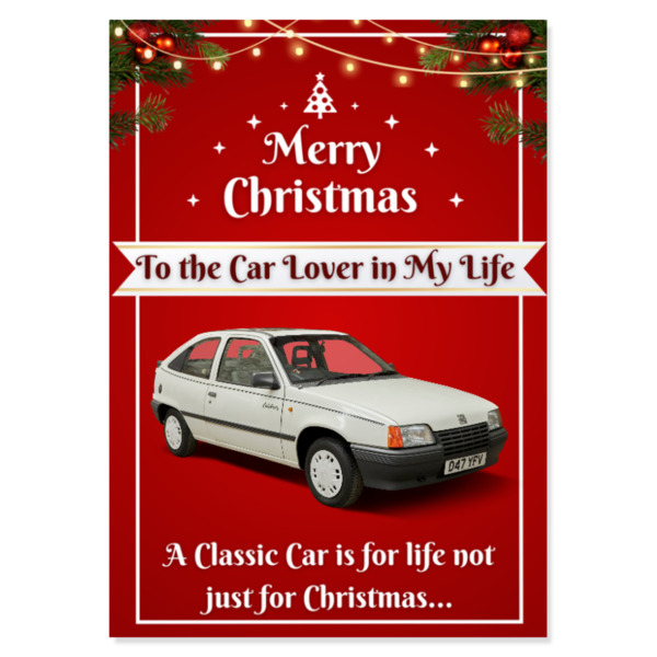 Vauxhall Astra MK2 Christmas Card