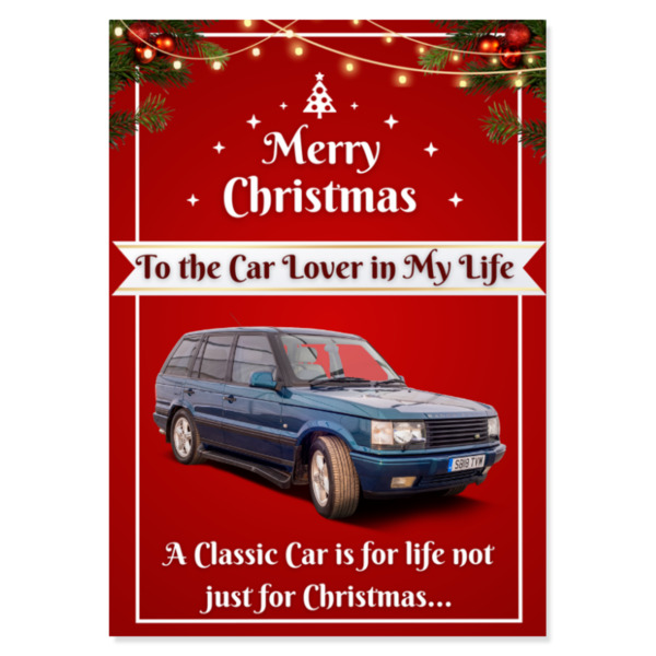 Range Rover Christmas Card