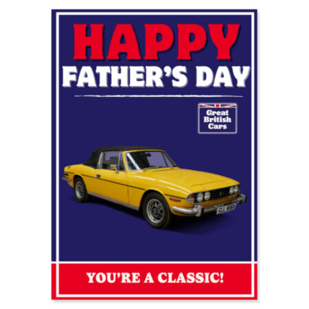 Triumph Stag Fathers Day Card