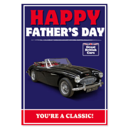 Austin Healey 3000 Fathers Day Card