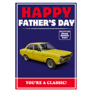 Ford Escort Fathers Day Card