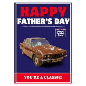 Rover P6 Fathers Day Card