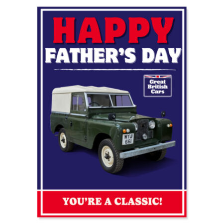 Land Rover Series II Fathers Day Card