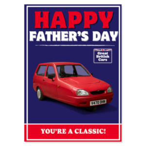 Reliant Robin Fathers Day Card