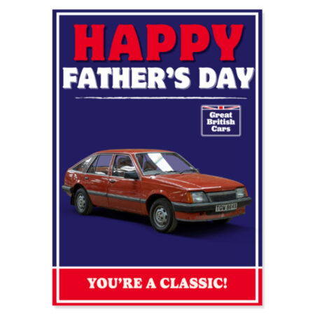 Vauxhall Cavalier Fathers Day Card