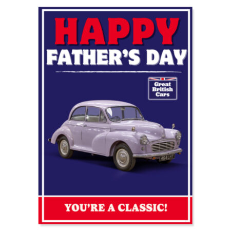 Morris Minor Million Fathers Day Card