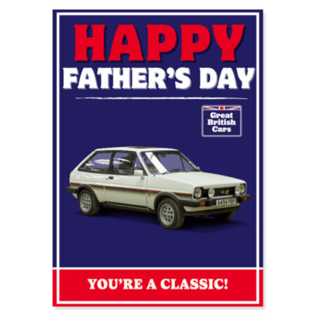 Ford Fiesta XR2 Fathers Day Card