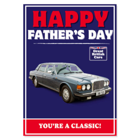Bentley Eight Fathers Day Card