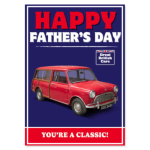 Mini Countryman Fathers Day Card