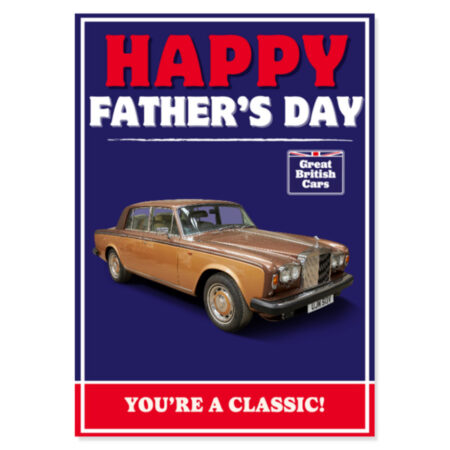 Rolls Royce Fathers Day Card