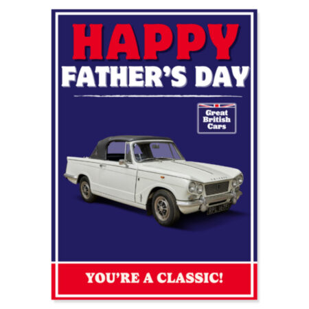 Triumph Vitesse Fathers Day Card