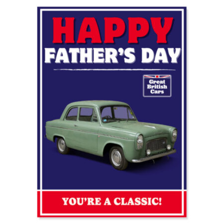 Ford Anglia Fathers Day Card