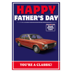 Ford Granada Fathers Day Card