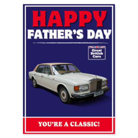 Rolls Royce Fathers Day Card