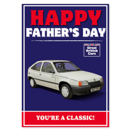 Vauxhall Astra MK2 Fathers Day Card