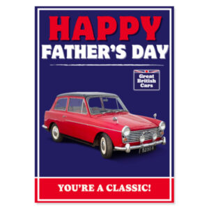 Austin A40 Fathers Day Card