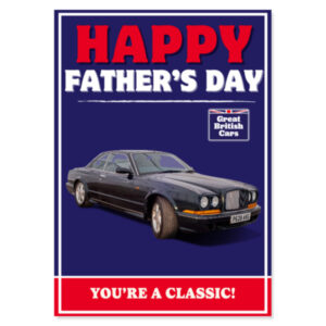 Bentley Continental T Fathers Day Card