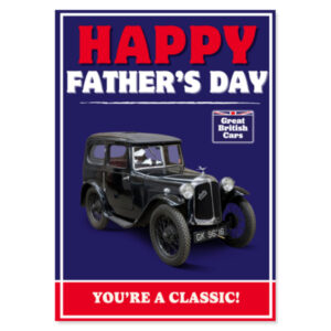 Austin Seven Swallow Fathers Day Card