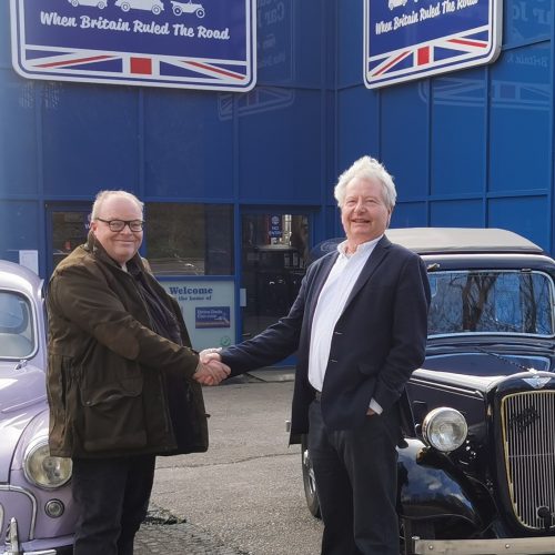 Richard Usher and Keith Adams at Great British Car Journey